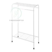 ราคา ราวตากผ้าอเนกประสงค์ Clothes Hanger ราวตากผ้า ราวMP ขาเหล็ก แข็งแรง ไม่เป็นสนิม ใช้ได้นาน yd99 (29104785804)