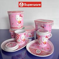 ราคา ซุปเปอร์แวร์ ชุดอาหารว่าง 2 ที่ 6 ชิ้น,กล่องถนอมอาหารLonger Fresh (24060535341)