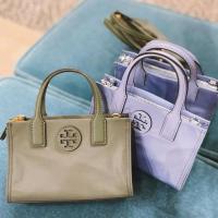 ราคา โปร New Tory burch Ella nylon Mini Tote Bag มีสายยาว (24043861383)