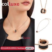 ราคา ของแท้ ของแท้ BVLGARI B.ZERO1 NECKLACE สร้อยคอ #Rose Gold #Silver (41351260484)