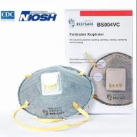ราคา N95 mask ยี่ห้อ Niosh เสริมใยคาร์บอน มีช่องระบายอากาศ (1839344493)