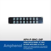 ราคา Amphenol APH-P-BNC-24P Video Patch Panel 19” BNC, 24 Port with BNC-JJ-75, 1U (15906369849)