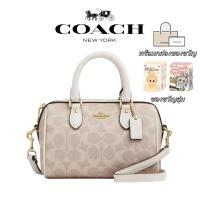 ราคา 【ของแท้ 100%】COACH Rowan 18 กระเป๋า coach coach แท้ coach แท้ 100% coach city tote bag (28439656845)