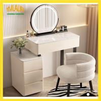 ราคา TMLALIFE โต๊ะเครื่องแป้ง โต๊ะแต่งหน้า เก้าอี้สตูล เครื่องแป้งสาว ของแต่งบ้าน โต๊ะเครื่องแป้ง LED Mirror (26579052134)