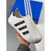 ราคา Adidas adifom superstar สีขาวดำของแท้ 100% ป้องกันการลื่นไถลและสวมใส่สปอร์ลำลองเทรนด์แฟชั่น รองเท้า (21696210057)