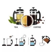 ราคา ✇☽Gion-French Press กาชงกาแฟ เหยือกชงกาแฟ หม้อชากาแฟสด ที่ชงกาแฟสด (10217455447)