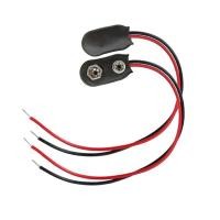 ราคา (10ตัว)ขั้วแบต ขั้วถ่าน 9V. ขั้วถ่านพร้อมสาย แจ๊คต่อแบต ขั้วถ่านสี่เหลี่ยม (15598901508)