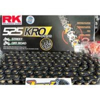 ราคา โซ่ RK 525 O-RING สีดำหมุดทอง (BL525KRO) ยาว 120 ข้อ (ข้อต่อ: แบบหมุดย้ำ) (22255351327)