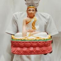 ราคา พระศากยมุนี ศิลปะพม่า ขนาด 5 นิ้ว ขาวเนื้อ (24144057739)