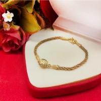 ราคา สร้อยข้อมืองานดิบทองเหลืองลายเกลียวคั่นโอ่งตัดลาย ความยาว 7 นิ้ว งานดิบไม่ได้ชุบ ทองเหลืองโบราณ พร้อมส่ง (27764458753)