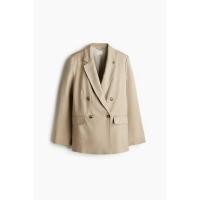 ราคา H&M(เอชแอนด์เอ็ม) เสื้อเบลเซอร์ผ้าลินินผสม ผู้หญิง 1267586_1 (25595320959)