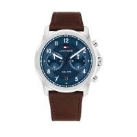 ราคา Tommy Hilfiger TH1710625 Men's Wesley Dual Time Brown Leather Strap 42 mm. นาฬิกา นาฬิกาข้อมือ นาฬิกาข้อมือผู้ชาย (26810031320)