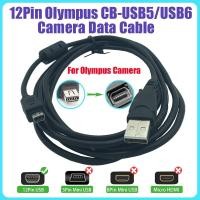 ราคา จัดส่งที่รวดเร็ว12 Pin สายชาร์จข้อมูล USB สําหรับกล้อง Olympus Data Transfer สายชาร์จ CB-USB5 CB-USB6 CB-USB8 เปลี่ยน (27800776824)