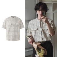 ราคา เสื้อเชิ้ตแขนสั้นลายสก๊อต สไตล์เกาหลี (44211289247)