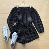 ราคา เซต(เสื้อ+กางเกง)ผ้ามอสเครป (79170434)