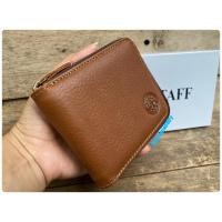 ราคา กระเป๋าสตางค์หนังแท้แบรนด์ STAFF ✅รุ่นซิป✅ทรงแข็ง✅พร้อมส่ง✅หนังดี✅ (8015689241)