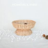 ราคา homemick.yard พานหวาย พานไหว้ครู พานหวายขนาดกลาง พานวางผลไม้ พานวางดอกไม้ พานตกแต่งบ้าน มีทาแลคเกอร์ (23649943390)