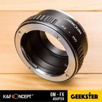 ราคา เมาท์แปลง K&F OM-FX ( Olympus OM - Fuji FX Lens Adapter / KF ) (5205949517)