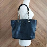 ราคา [Used] TORY BURCH HANDBAGS Marion Large Tote Black หนังแท้ สภาพดี (962405863)