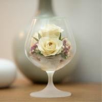 ราคา YHN-301-2102 ดอกไม้สดอบในโหลแก้วแบบสไตล์ญี่ปุ่น อยู่ได้นานกว่า5-7ปี (11305433877)