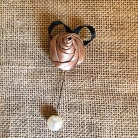 ราคา 80% เข็มกลัดดอกกุหลาบสีทองใหม่ (29480997694)