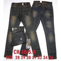 ราคา กางเกงยีนส์ขายาว ผ้ายืด ผู้ชาย ทรงเดฟ สียีนส์ สนิมส้ม สีออก ดำขาดเข่า เป้ากระดุม Size 28-36 (4522482582)