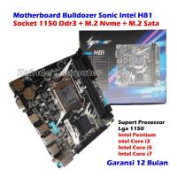 ราคา MAGTHERBOARD BULLDOZER SONIC H81 DDR3 ซ็อกเก็ต 1150 ช่อง NVME BULLDOZER SONIC INTEL HASWELL H81 LGA 1150 DDR3 MOTHERA EFFOXPRO H81 DDR3 ซ็อกเก็ตสล็อต NVME MOTHERBOARD 1150D (43301953368)