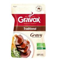 ราคา Gravox Traditional Gravy Sauce เกรวอกซ์ ซอสเกรวี่ รสดั้งเดิม 165g. (25723788034)