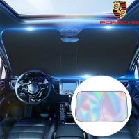 ราคา PORSCHE 911 718 PANAMERA CAYENNE MACAN TAYCAN 911 Carrera GTS ม่านบังแดดร่มกันแดดในรถ กันUV (44106689395)