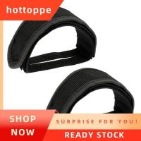 ราคา HOTTOPPE2X Fixed Gear Fixie BMX สายรัดกันลื่นสำหรับเหยียบที่มีสายคาดสีดำ (40974680374)