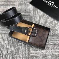 ราคา #พร้อมส่ง‼️กระเป๋าสตางค์ COACH+เข็มขัด Short Wallet with Belt Set Signature (4235027733)