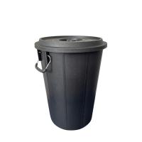 ราคา ถังน้ำพร้อมฝา หูเหล็ก เกรด A 66 ลิตร ขนาดความจุ 20 แกลลอน ถังน้ำสีดำ บาสเก็ต รุ่น HB-B-66 BUCKET (17599275275)