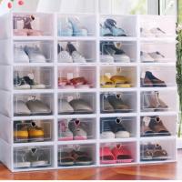 ราคา ง88 กล่องใส่รองเท้าแบบพับได้ - กล่องรองเท้า - กล่องเก็บรองเท้า - ชั้นวางรองเท้าแบบพับได้โปร่งใส (43772675202)