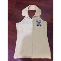 ราคา เสื้อยืดคอปกคล้องคอเปิดหลัง (7847999666)