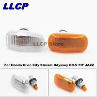 ราคา LLCP สําหรับ Honda Civic City Stream Odyssey CR-V FIT JAZZ สีเหลืองสีขาวสีรถด้านข้างไฟเลี้ยวด้านหน้า Fender Marker โคมไฟ (27842374445)