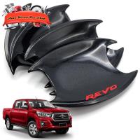ราคา เบ้ากลม ดำเงา+โลโก้แดง "REVO" Toyota Hilux Revo Rocco ปี 2015-2018 (9329736963)