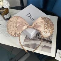 ราคา Disney Sequined Bow กระต่ายหู Mickey แถบคาดศีรษะ สไตล์เจ้าหญิง เหมาะสำหรับถ่ายรูปในสวนสนุกดิสนีย์ (43774114827)