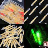 ราคา 50Pcs Fishing Glows Stick Bright Green Fluorescent Light Rod Tip Glows Stick (40061496750)