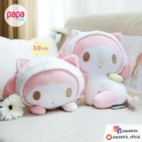 ราคา My Melody Kitty มายเมโลดี้ ตุ๊กตา กระต่าย แมว Sanrio ซานริโอ้ ซาริโอ้ 30cm มือ1 ของแท้จากญี่ปุ่น Papadolls (9084139443)