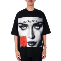 ราคา Madonna 2025 เสื้อยืดแฟชั่น Black Oversize เสื้อยืดกลางแจ้ง (41170971691)
