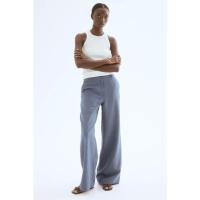 ราคา H&M(เอชแอนด์เอ็ม) กางเกงขายาวผ้าลินินผสมที่กว้าง ผู้หญิง 1259341_2 (29630735354)