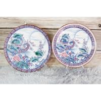 ราคา จานโชว์ ลายเบญจรงค์ แบบญี่ปุ่น สินค้ามือสองญี่ปุ่น สภาพดี (15539413929)