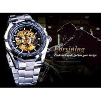 ราคา Forsining นาฬิกาข้อมือกลไกของผู้ชาย,นาฬิกาโชว์กลไกแบบใส (26453940394)