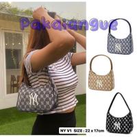 ราคา MLB NY JACQUARD HOBO BAG MONOGRAM / NY MLB SHOULDER BAG / NY MLB SHOULDER BAG / Womens BAG / TRENDY BAG / GOING BAG / กระเป๋าสะพายผู้หญิง / NY SLINGBAG (42372651894)