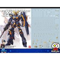 ราคา 107 Water Decal MG1/100 Gundam Banshee Ver.KA ยี่ห่อ S.I.M.P. Model Decal (29962158687)