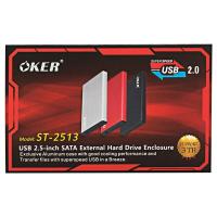 ราคา กล่องใส่ฮาร์ดดิส 2.5" Oker รุ่น ST-2513 พร้อมสาย USB ส่งข้อมูลระดับ 2.0 แบบ External HDD มีประกัน (6775432925)