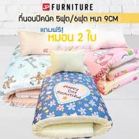 ราคา ที่นอนปิคนิค 5ฟุต/6ฟุต ลายการ์ตูน หนา 9CM / แถมหมอนฟรี2ใบ (28692079108)