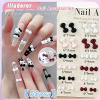 ราคา 【สต๊อกพร้อม】【50 ชิ้น】อุปกรณ์ตกแต่งเล็บโบว์แมวการ์ตูนน่ารัก โบว์แมวเรซิน อุปกรณ์ตกแต่งเล็บแบบสวมใส่ได้ DIY 【RichServX】 HO (43959487096)