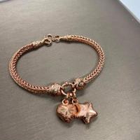 ราคา #สร้อยข้อมือนาคสี่เสาร์ห้อยหัวใจคู่ดาวน้ำหนัก1บาท (18519666554)