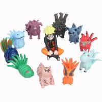 ราคา 11pcs Naruto Bijuu Action Figures อะนิเมะ Kurama Kyuubi Isobu Miniature ตุ๊กตาของเล่นเด็กชุด (42764509945)